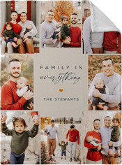 Family Collage Script Portrait