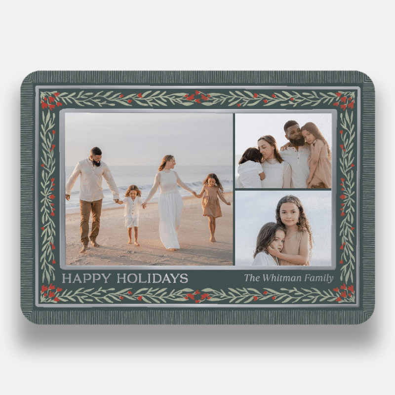 Botanical Vines Holiday Card