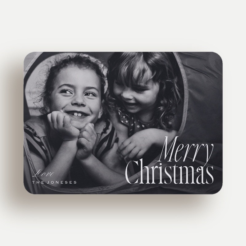 Bright Stripe Holiday Card