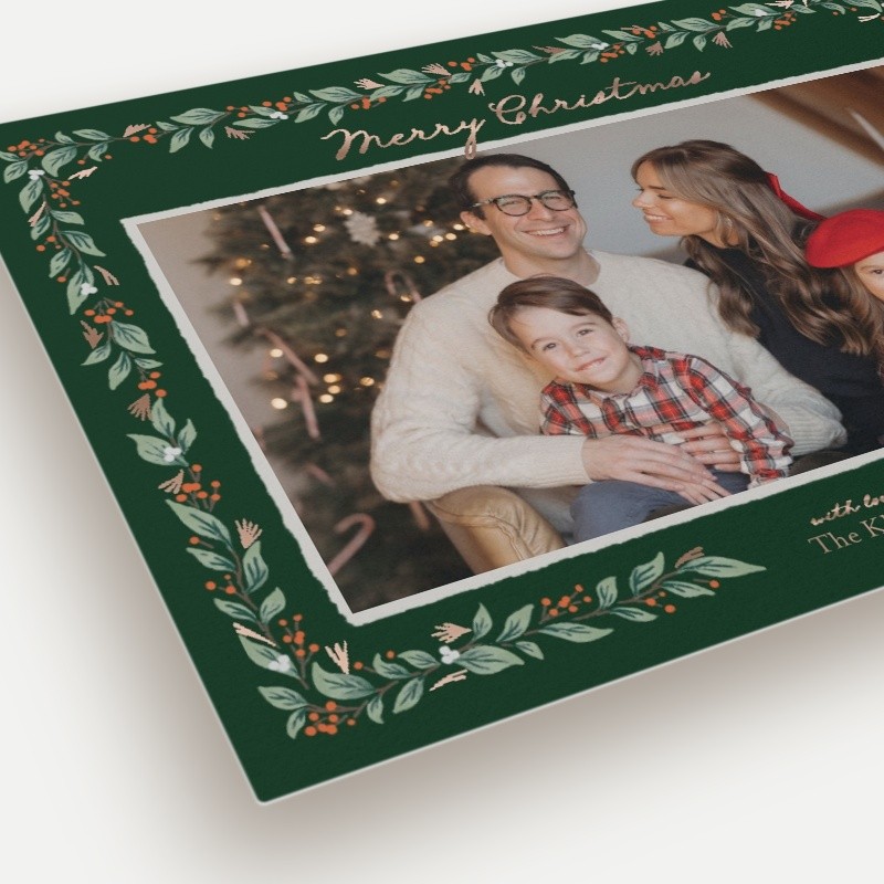 Botanical Frame Holiday Card