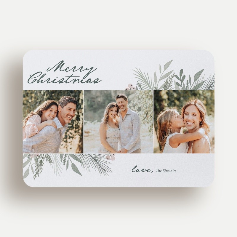 Scattered Botanicals Holiday Card