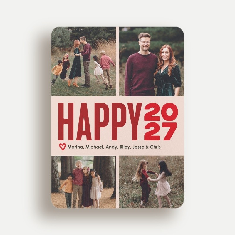 Jolly Year New Year's Card