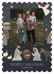 Editable Nativity Scene