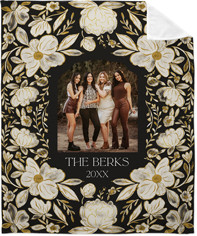 Dark Floral Frame​