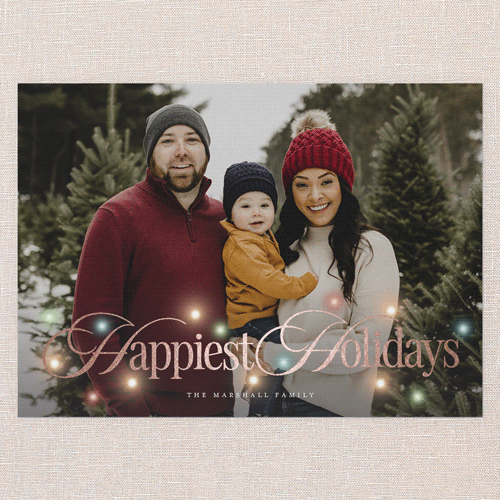 Foil Holiday Cards