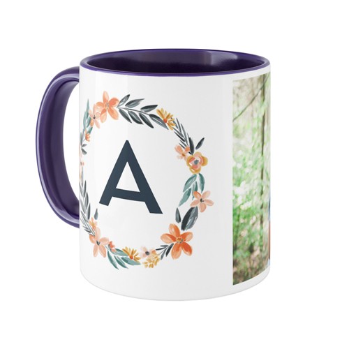 Photo Mugs For Floral Gift Baskets