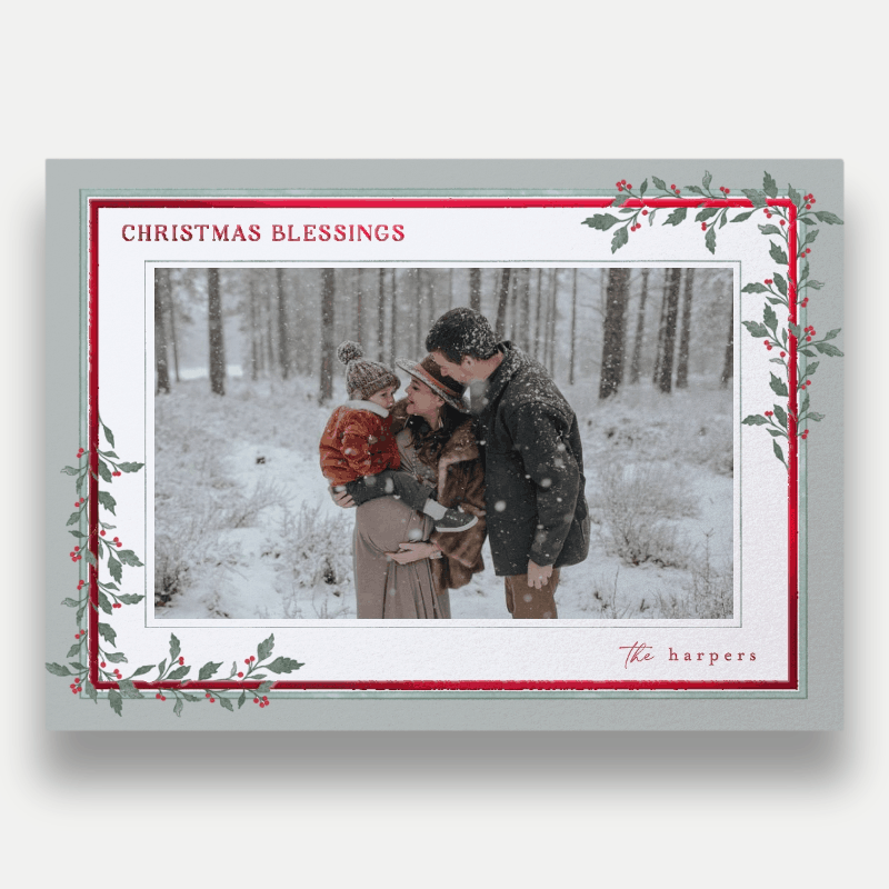 Climbing Vines Holiday Card