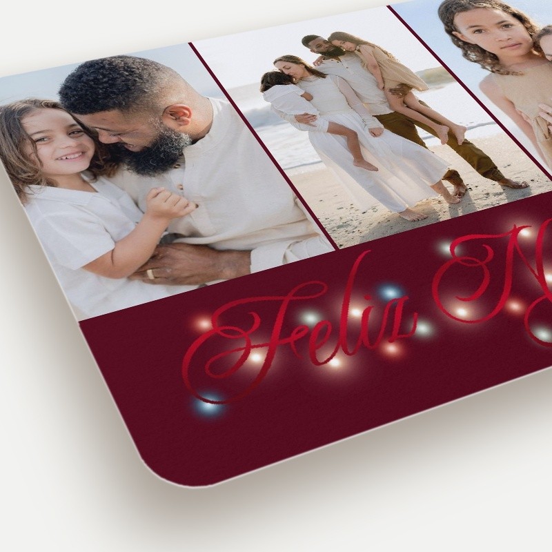 Glowing Flourish Holiday Card