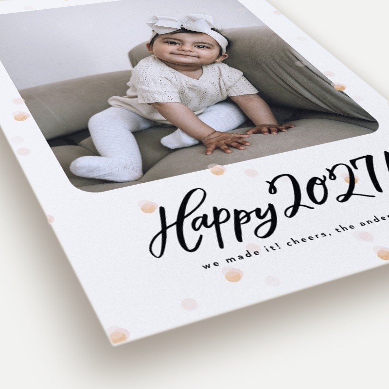 Confetti Moments New Year's Card