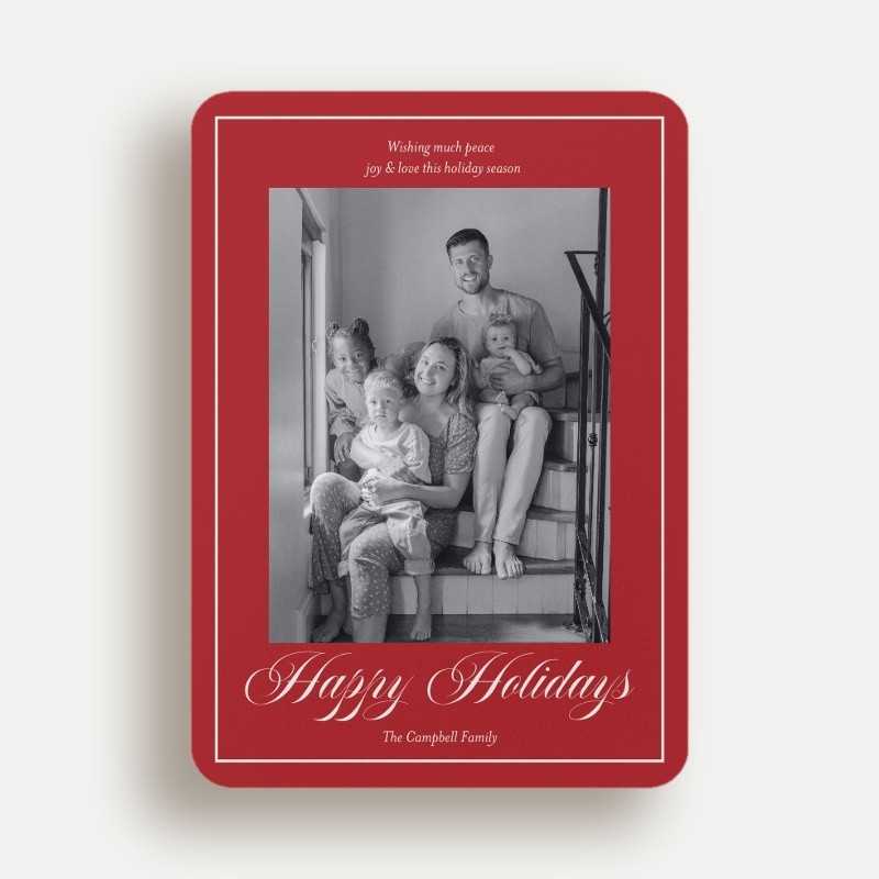 Elegant Frame Holiday Card