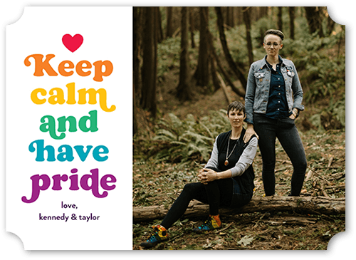 Have Pride 5x7 White  Pride Card