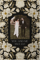 Dark Floral Frame​