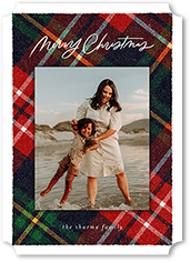 Plaid Photo Frame