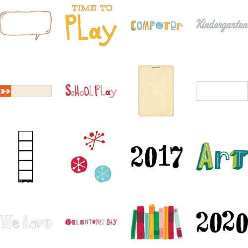 Elementary School Yearbook 8x11 undefined  Premium Album