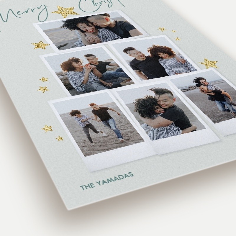 Starry Snapshots Holiday Card