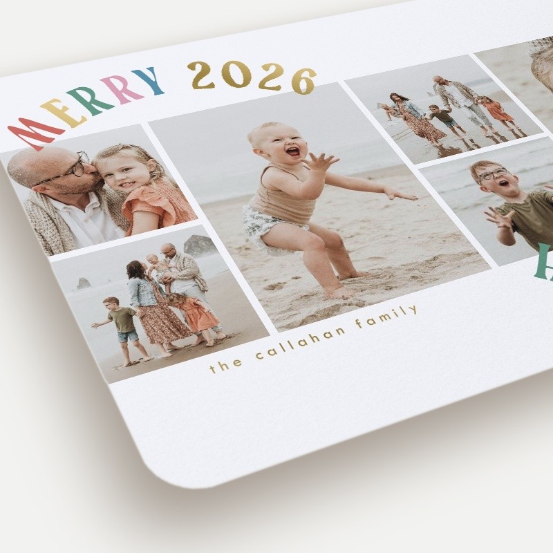 Playful Arch New Year's Card