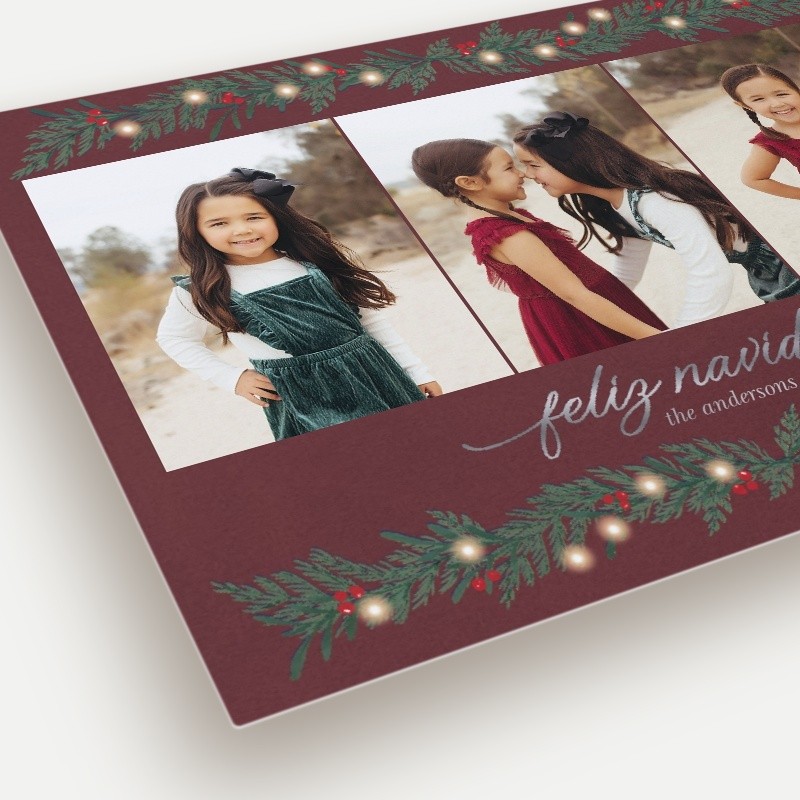 Berry Garland Holiday Card