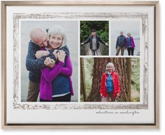 Brushed Border Collage Of Four