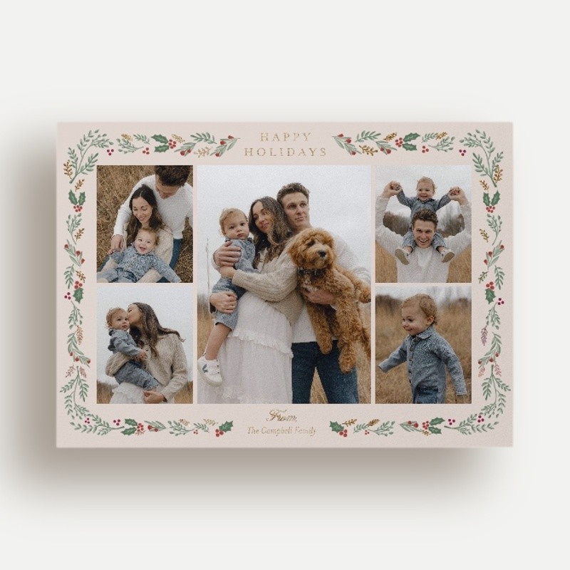Painted Holly Frame