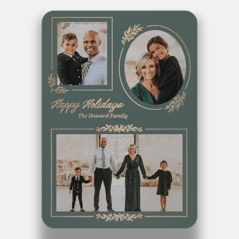 Botanical Frames Holiday Card
