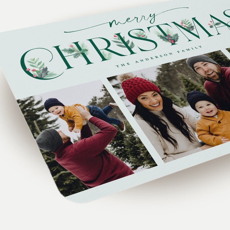 Classic Statement Holiday Card