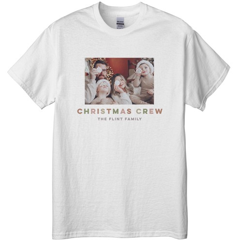 Christmas Crew XXX-Large Gray  Custom T-shirt