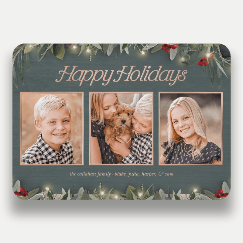 Botanical Trio Holiday Card