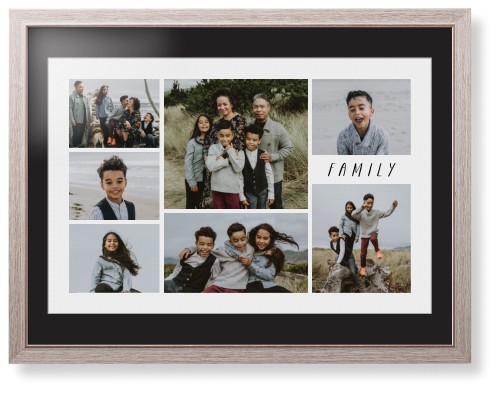 Rustic Picture Gallery Collage Of Seven