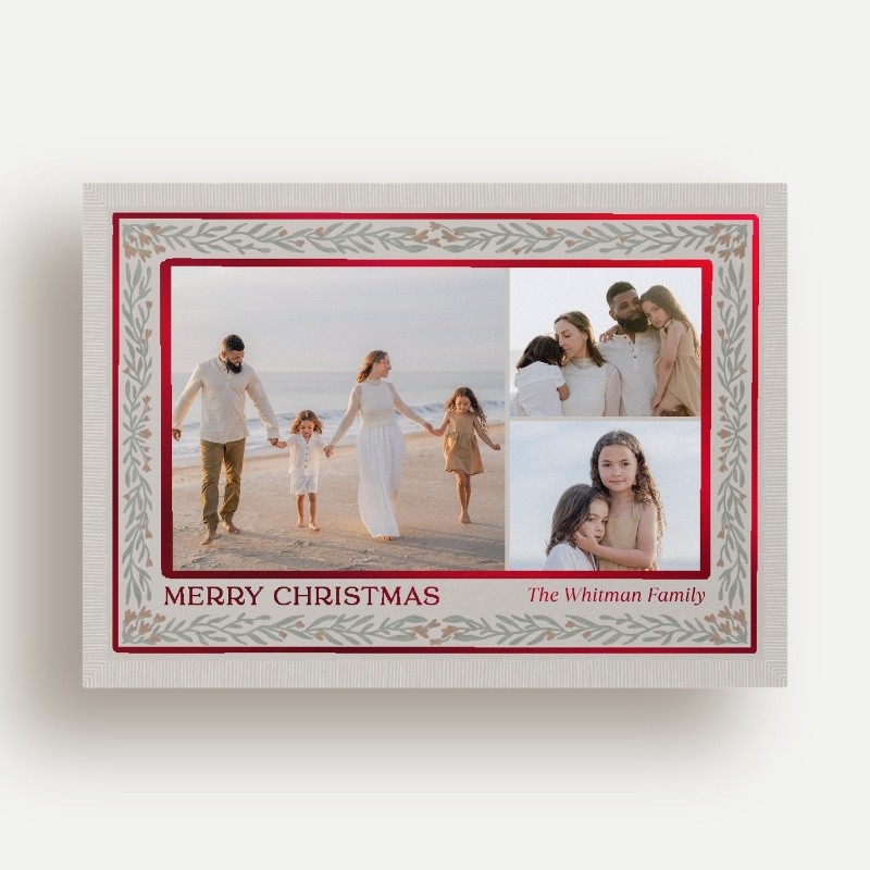 Botanical Vines Holiday Card