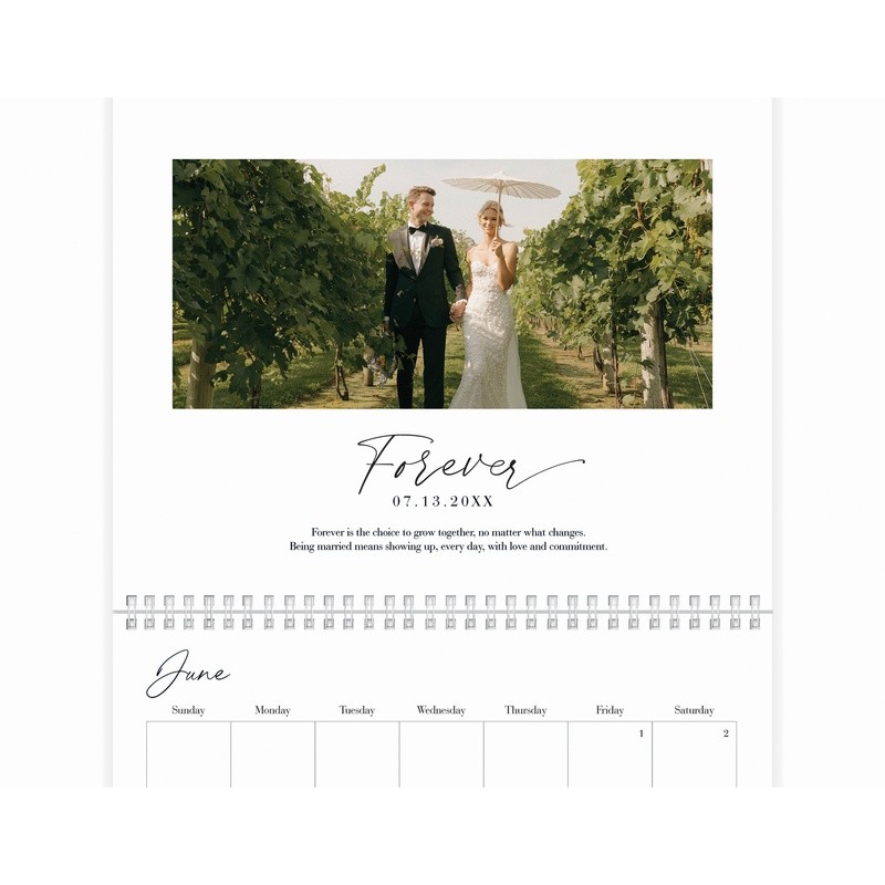 Timeless Love Story Calendar