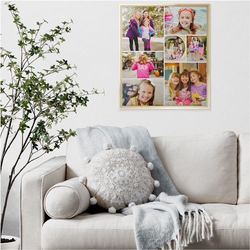 Gallery of Seven 20x24 Multicolor  Canvas Print