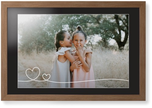 Double Heart Line Art