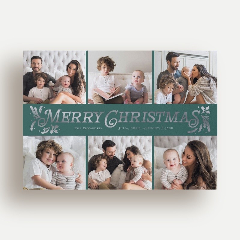 Botanical Banner Holiday Card