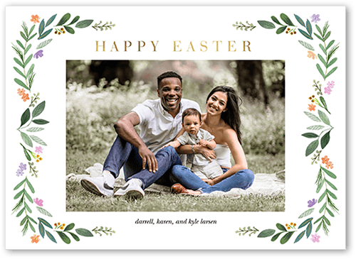 Loving Frame 5x7 White  Easter Card