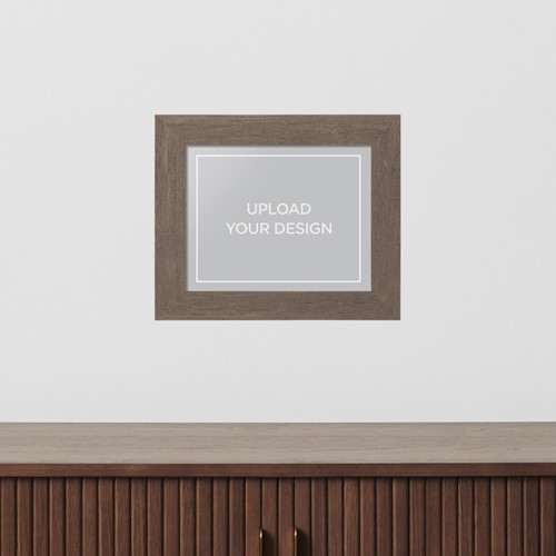 Upload Your Own Design 8x10 Multicolor  Framed Print