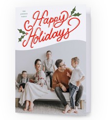 Vibrant Holly Greetings