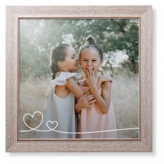 Double Heart Line Art