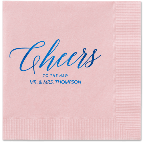 Blush Napkins For Wedding