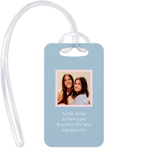 Don't Lose Me 2x3 Blue  Luggage Tag