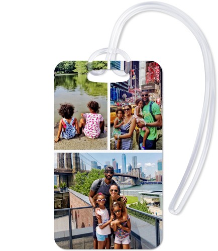 Gallery of Three 2x4 Multicolor  Luggage Tag