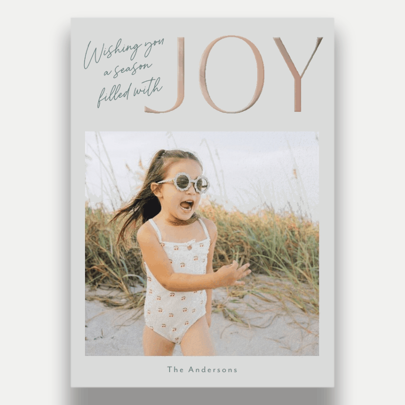 Wishing Joy Holiday Card