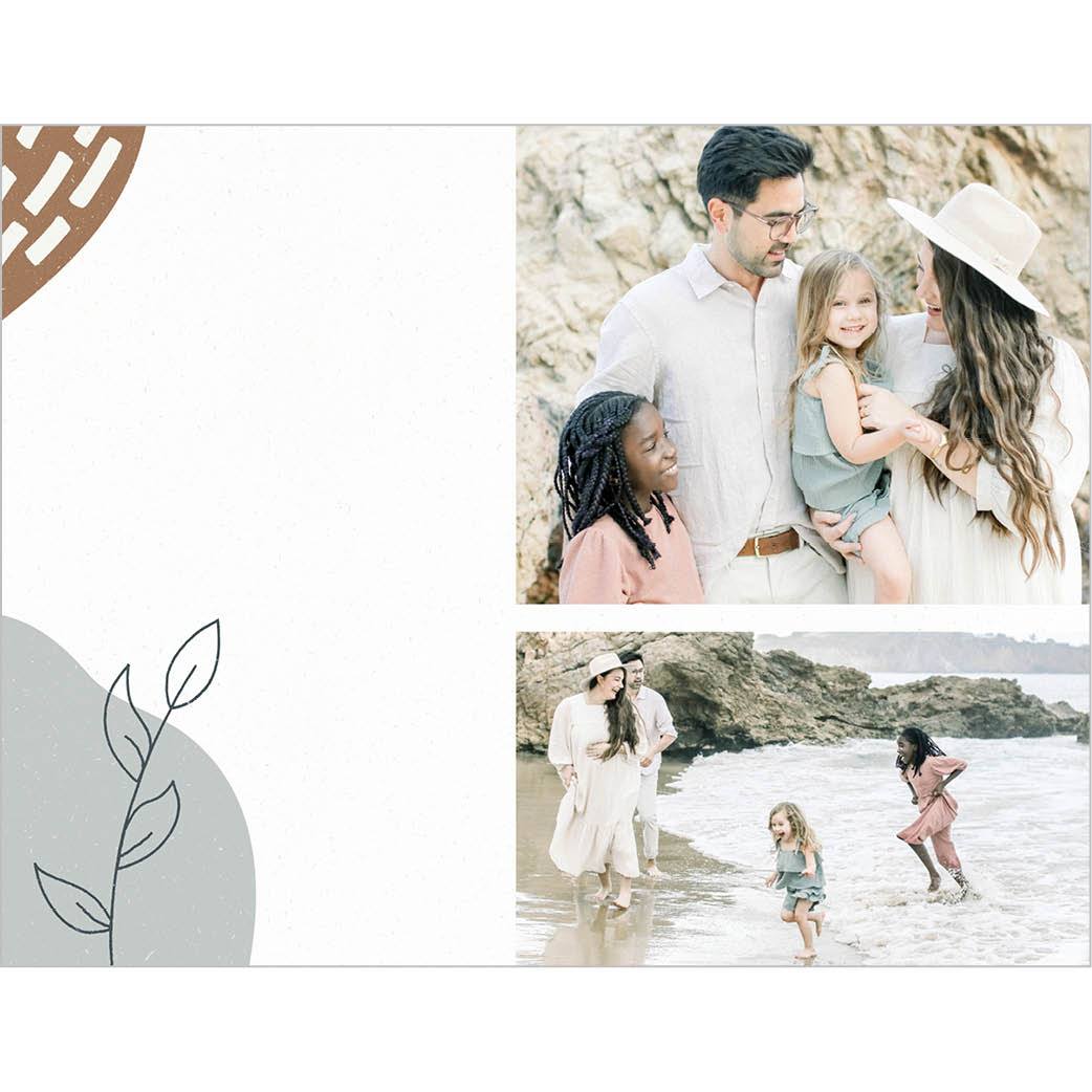 Muted Everyday Abstract Calendar 8x11 undefined  Wall Calendar