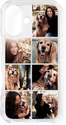 Gallery Of Seven Grid 3x6 Multicolor  iPhone Clear Impact Case