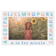 Alphabet Color Border