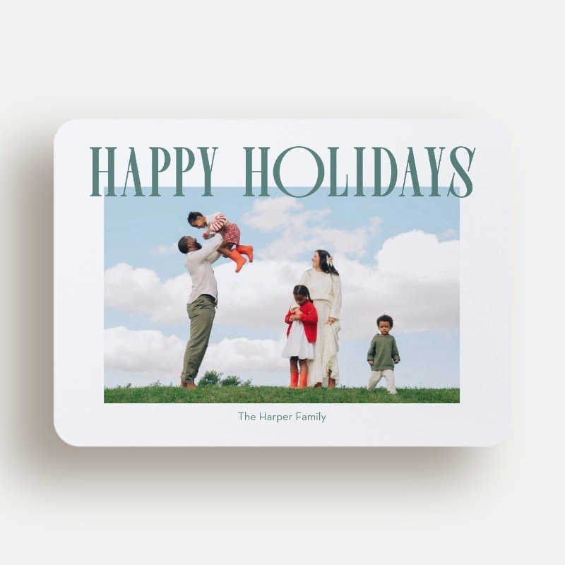 Elegant Serif Holiday Card