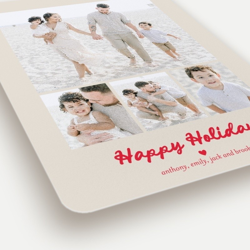 Nine Frame Holiday Card