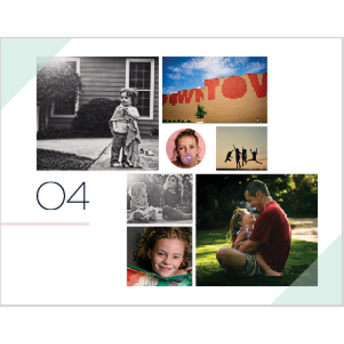 Modern Collage 8x11 undefined  Wall Calendar