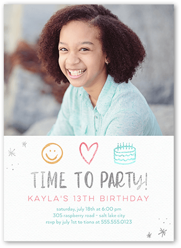 White Party Invitations