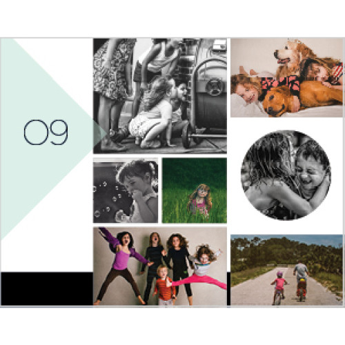 Modern Collage 8x11 undefined  Wall Calendar