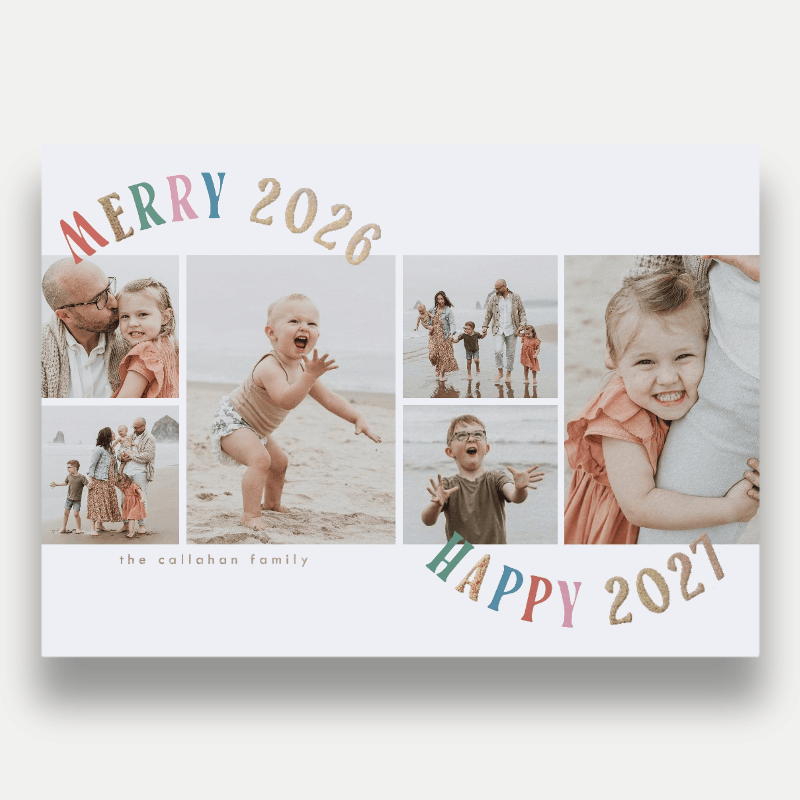 Playful Arch New Year's Card